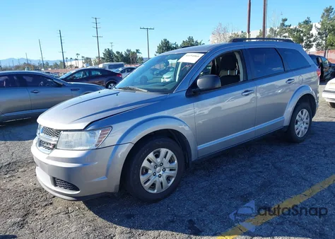 2018 Dodge Journey Se from USA, damaged, VIN 3C4PDCAB0JT505254
